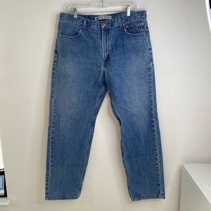 Harley Davidson Jeans Mens 36x32 Motorcycle Denim Blue Medium Wash Cotton